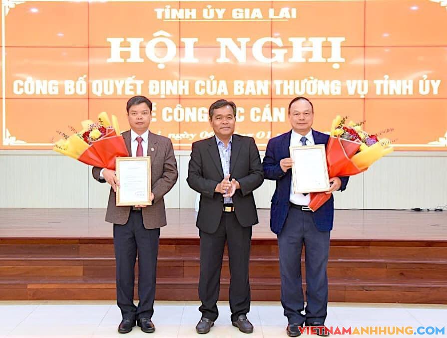 Gia Lai: Công bố quyết định của Ban Thường vụ Tỉnh ủy về công tác cán bộ