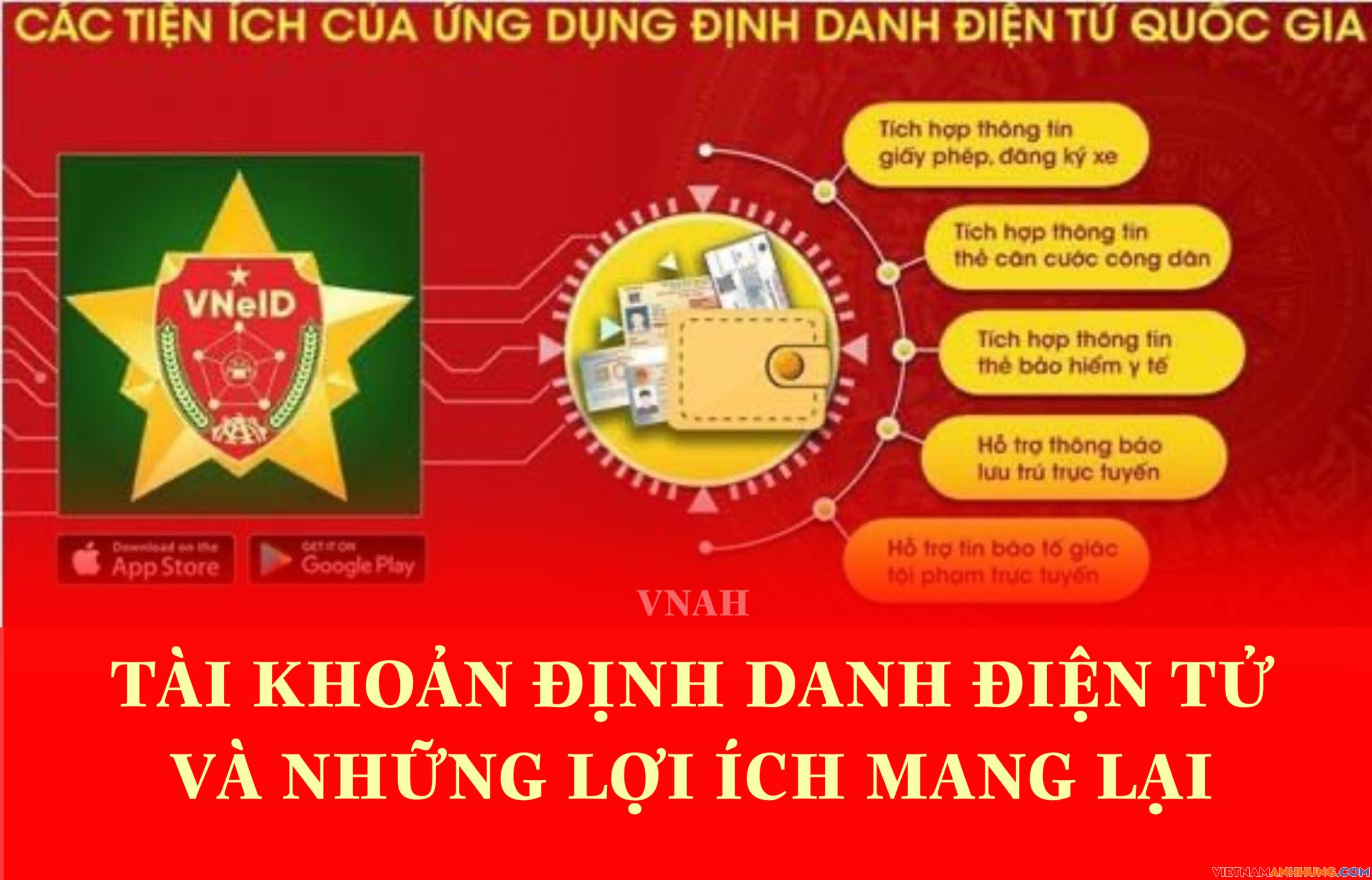 Tài khoản định danh điện tử và những lợi ích mang lại