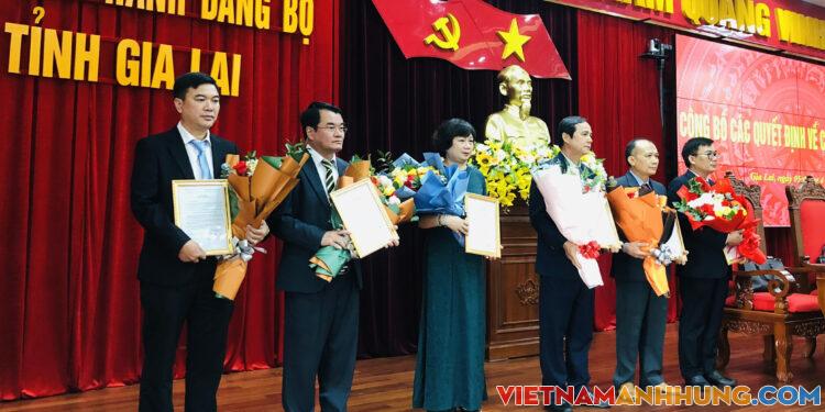 Gia Lai điều động, chỉ định 6 cán bộ giữ chức vụ quan trọng