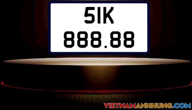 Người trúng đấu giá hơn 32 tỉ đồng cho biển số xe 51K-888.88 vẫn “bặt vô âm tín”