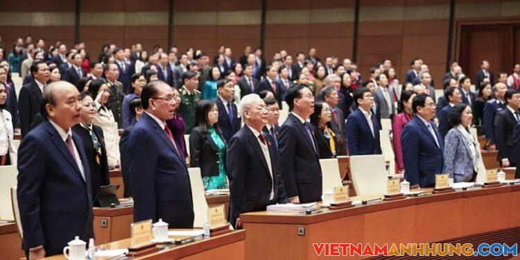 Tổng bí thư Nguyễn Phú Trọng dự khai mạc kỳ họp bất thường của Quốc hội