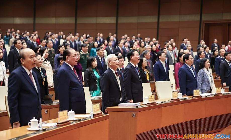 Tổng bí thư Nguyễn Phú Trọng dự khai mạc kỳ họp bất thường của Quốc hội