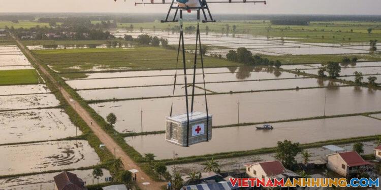 Bộ CHQS tỉnh Gia Lai triển khai kế hoạch sử dụng phương tiện bay không người lái ứng phó với bão Kalmaegi