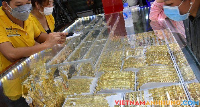 Sáng 7-1, giá vàng miếng SJC, vàng nhẫn tăng nhiều ngày liên tiếp